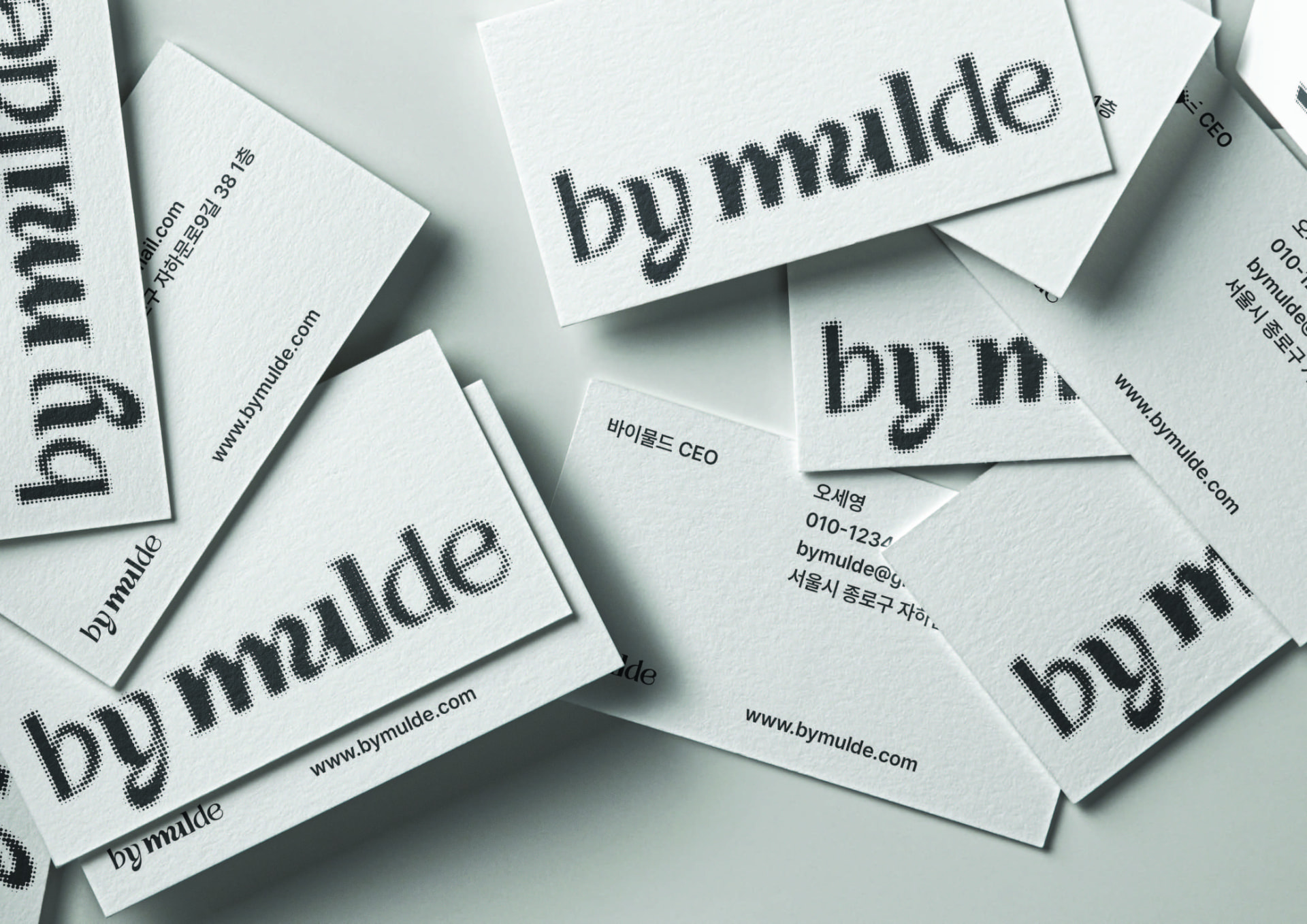 Namecard, white stock