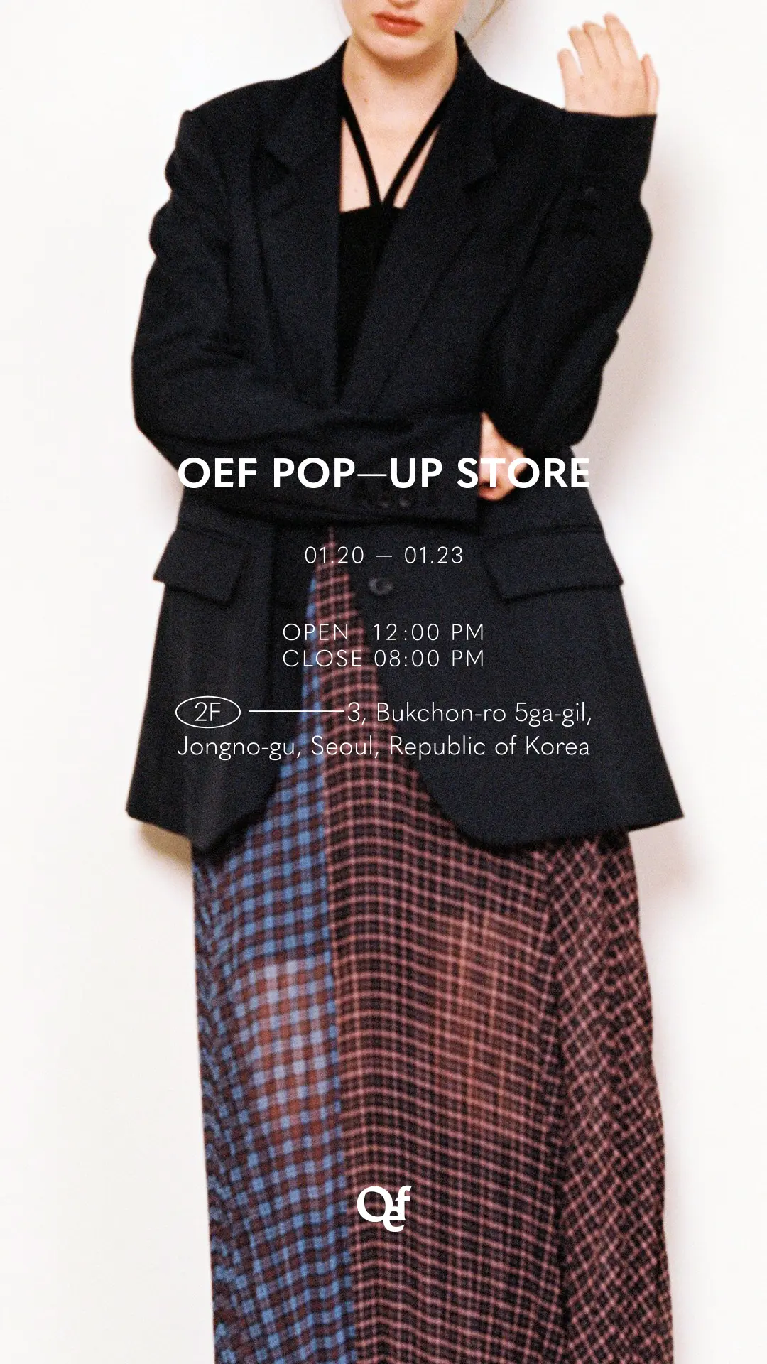 Social media content, blazer and skirt